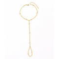Minimalist Beaded Hand Chain