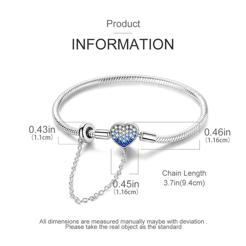 Aqua Charm Bracelet