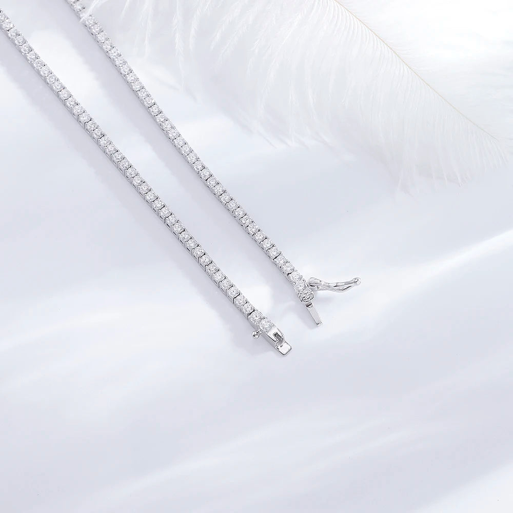 Élan Zircon Tennis Necklace