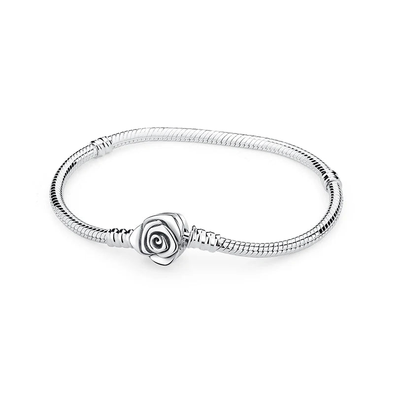 Sterling Love Clip Bracelet