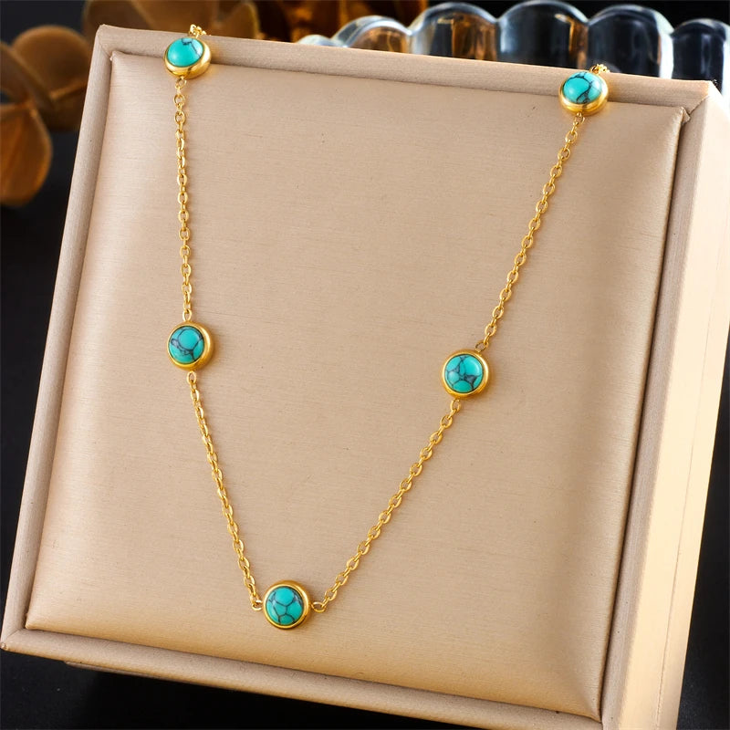 LumiTurquoise Necklace Set