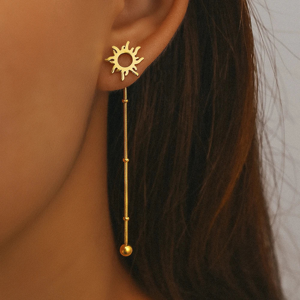 Solar Serpent Earrings