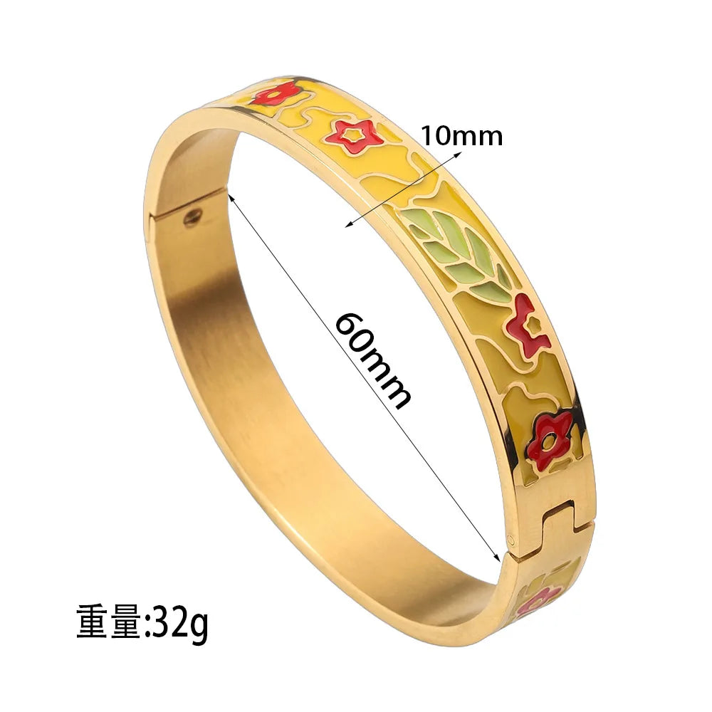 Bohemian Enamel Bangle
