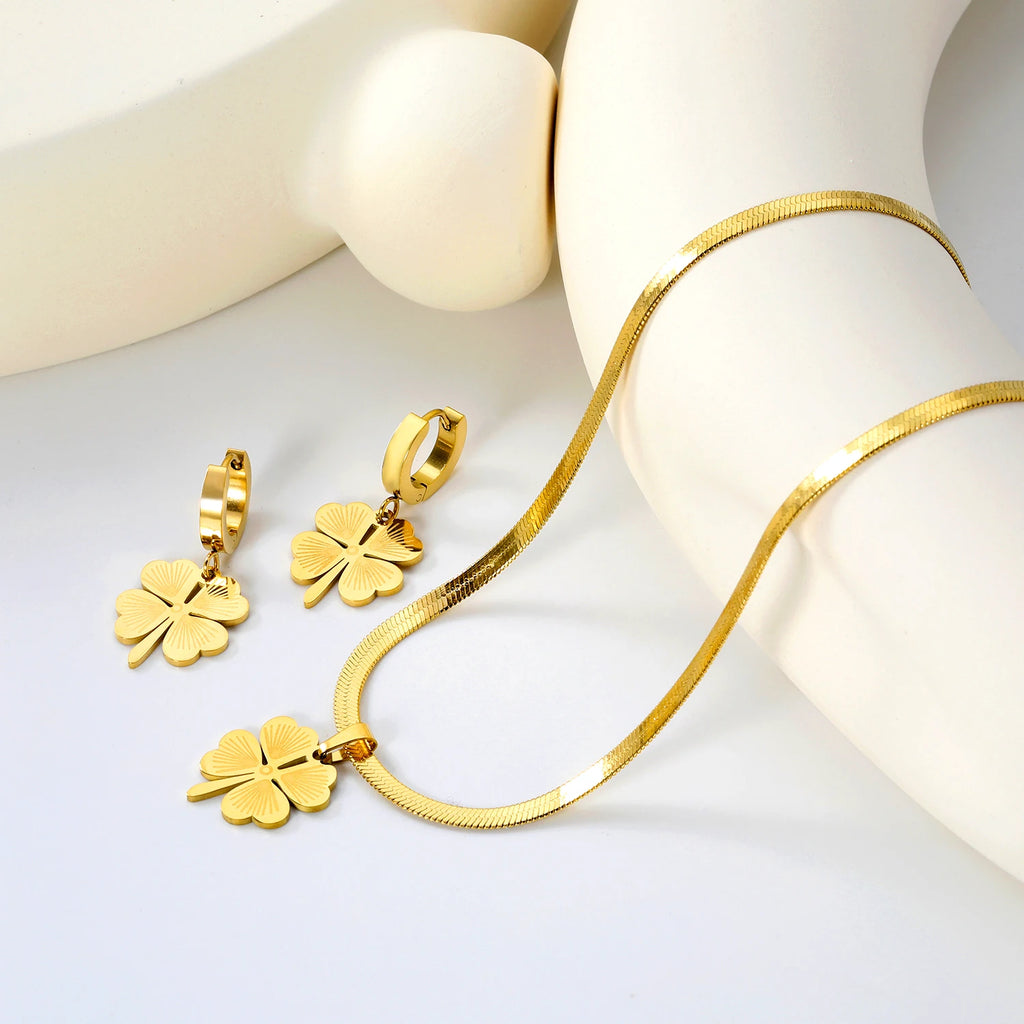 Fortuna Clover Jewelry Set