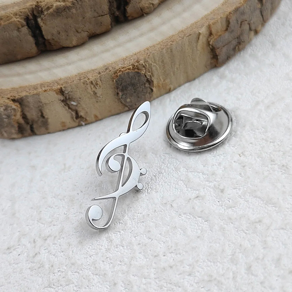 Music Note Luxe Brooch