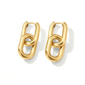 GeoGlow U-Hoop Earrings
