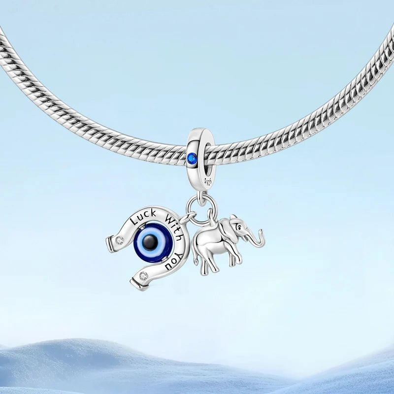 Travel Charm Silver Bracelet