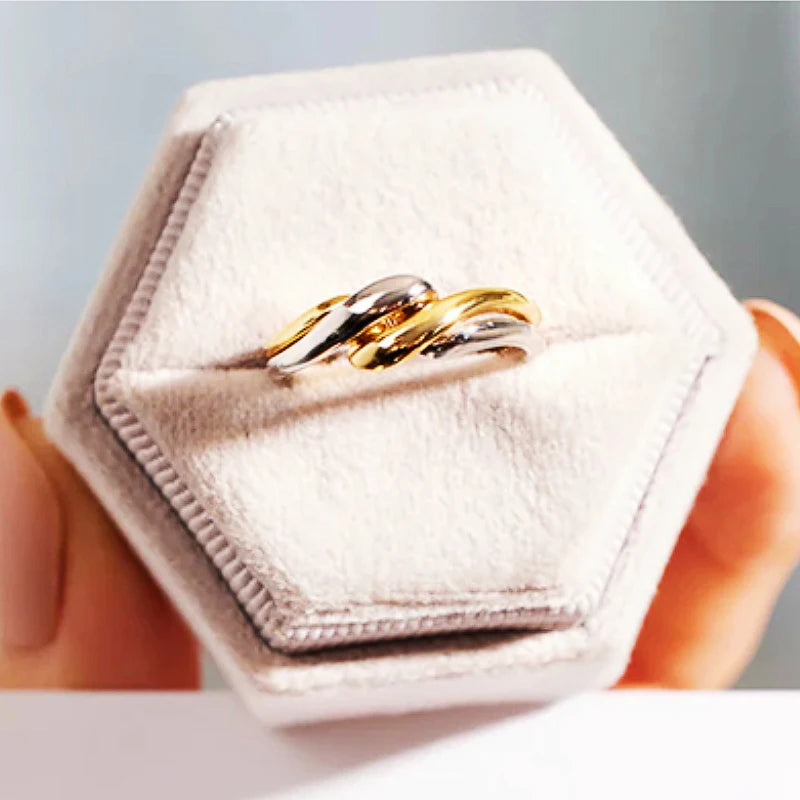 TwistGlow Two-Tone Ring