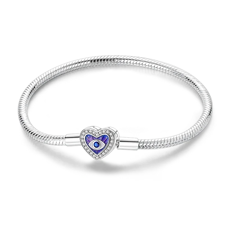 Sterling Glow Heart Bracelet