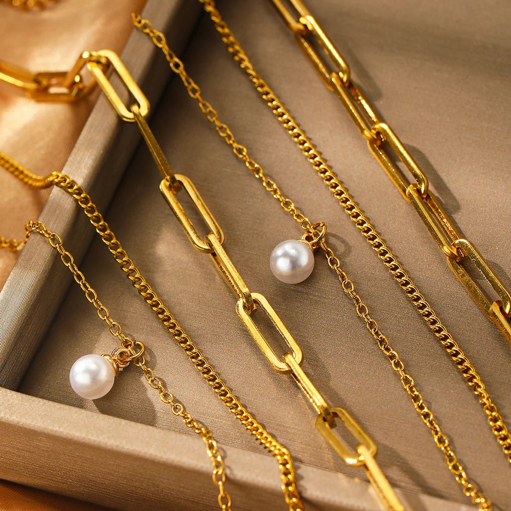 LumiPearl Necklace Set