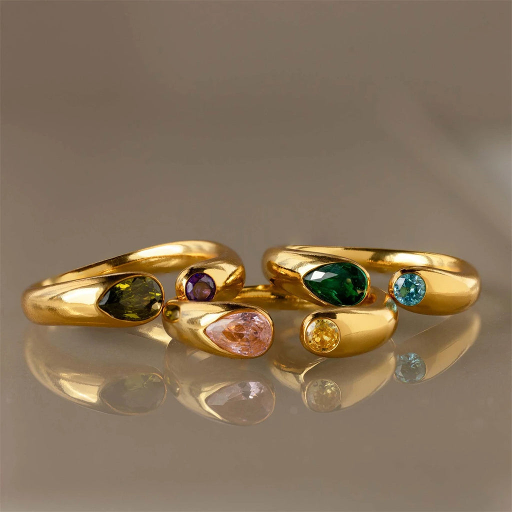 Azurielle Birthstone Ring