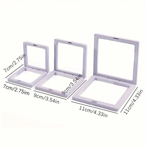 10-Piece Floating Jewelry Display Box Set