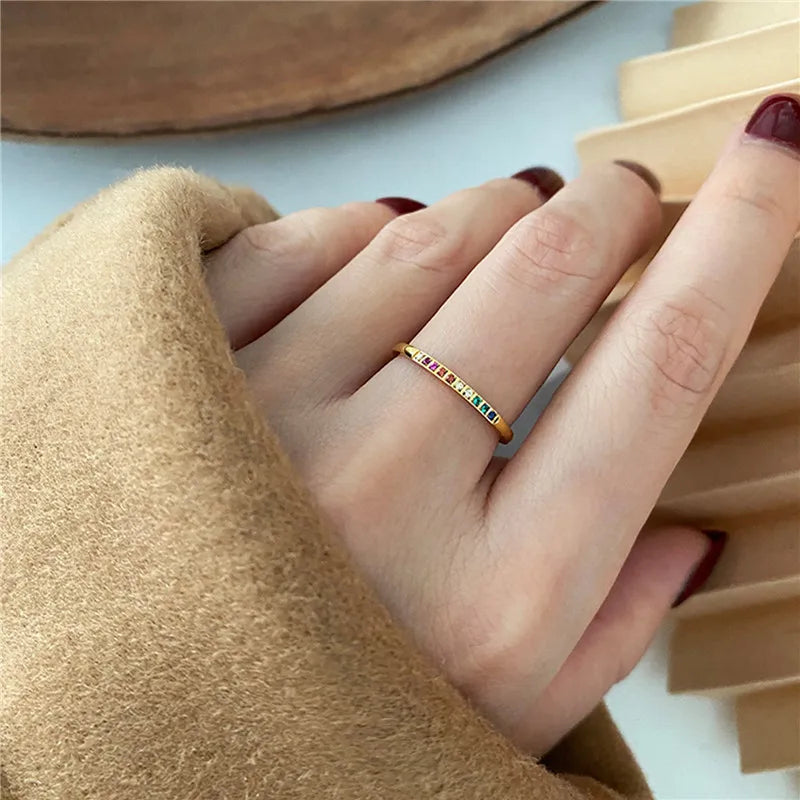 Aurora Star Ring Set