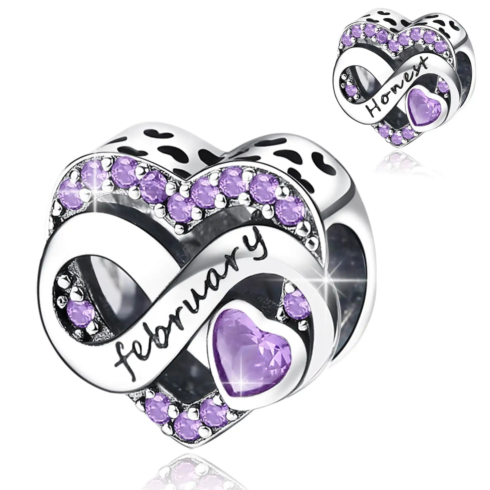 Timeless Spark 925 Birthstone Month Charm