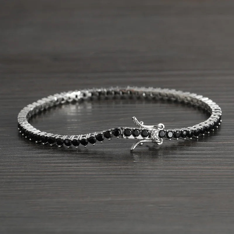 Charmé Black Tennis Bracelet