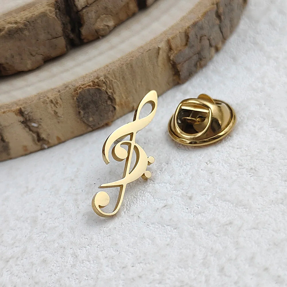 Music Note Luxe Brooch