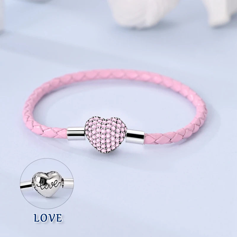 Sterling Glow Heart Bracelet