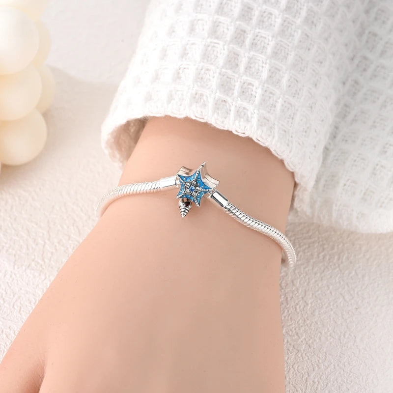 Aqua Charm Bracelet
