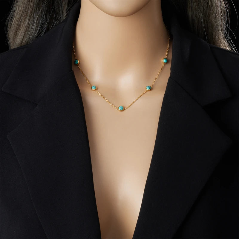 LumiTurquoise Necklace Set