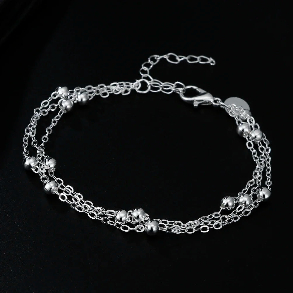 Silver Tassel Elegance Bracelet