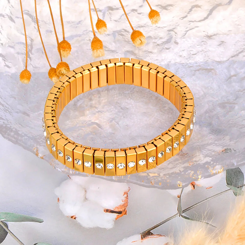 Aurelia Stretch Charm Bracelet