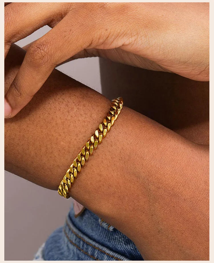 Luxe Cuban Chain Bracelet
