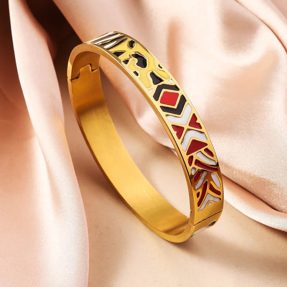 Bohemian Enamel Bangle