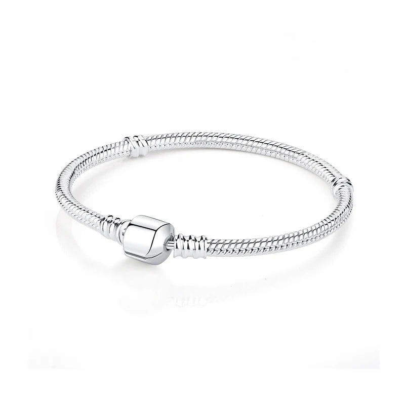 Sterling Love Clip Bracelet