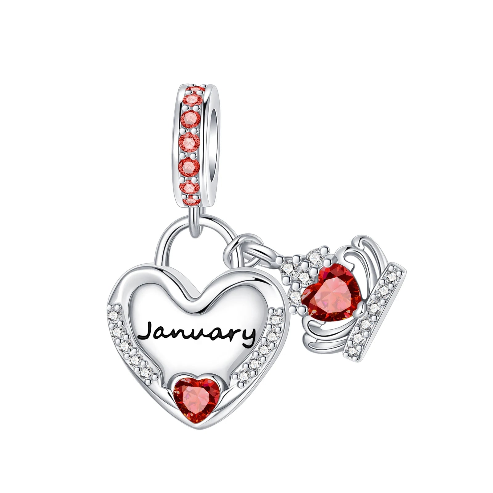 Timeless Spark 925 Birthstone Month Charm