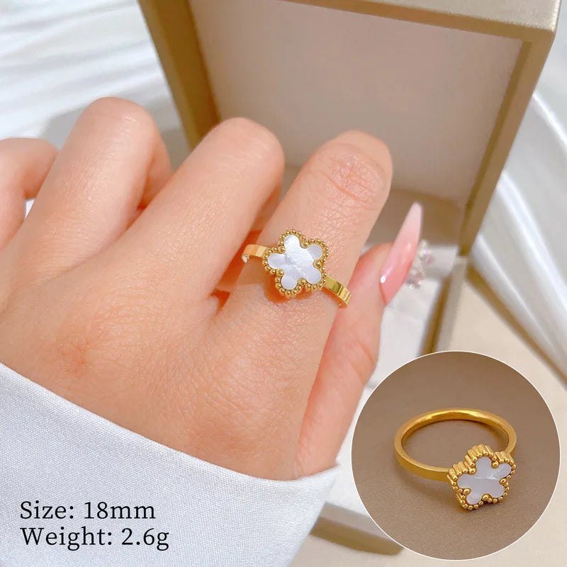 PlumPetal Elegance Ring