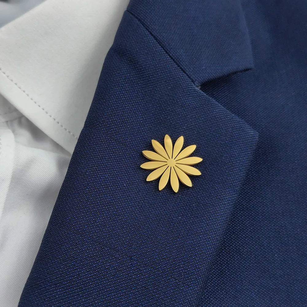 Aurelia Sunflower Brooch