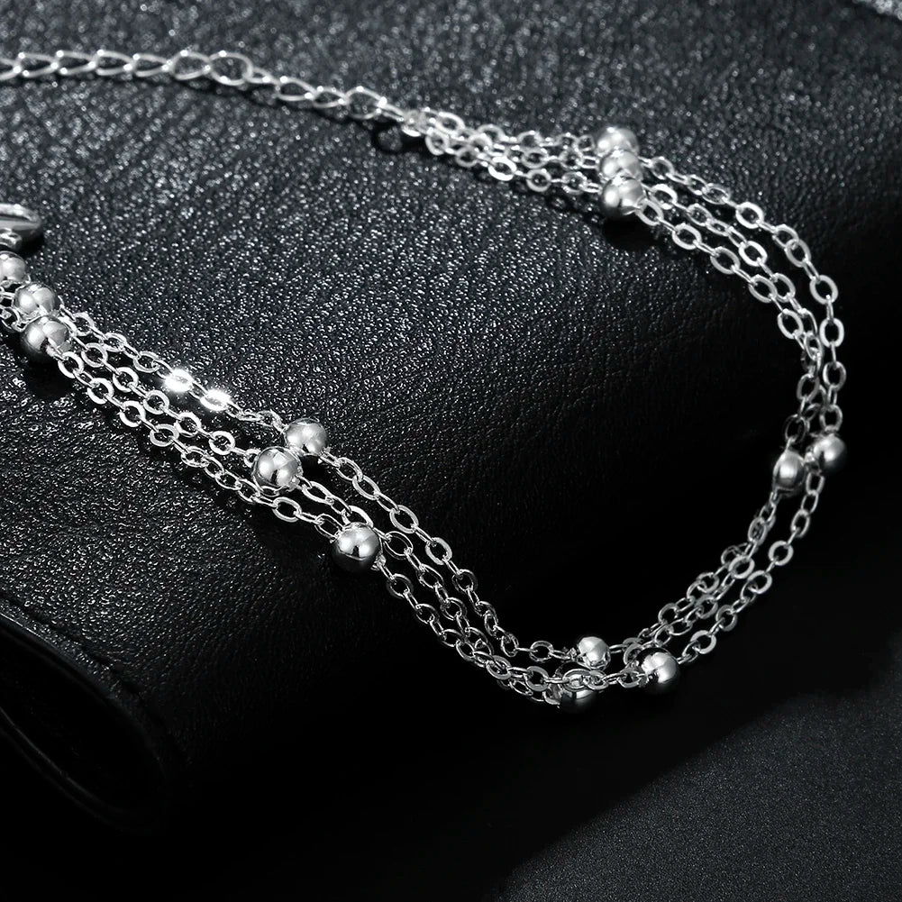 Silver Tassel Elegance Bracelet
