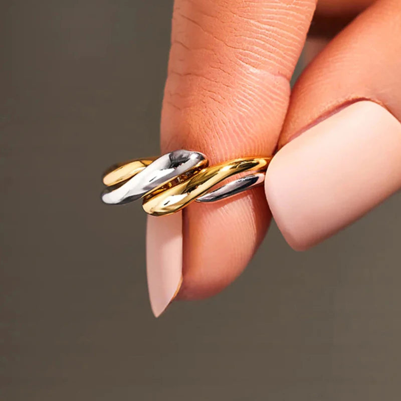 TwistGlow Two-Tone Ring