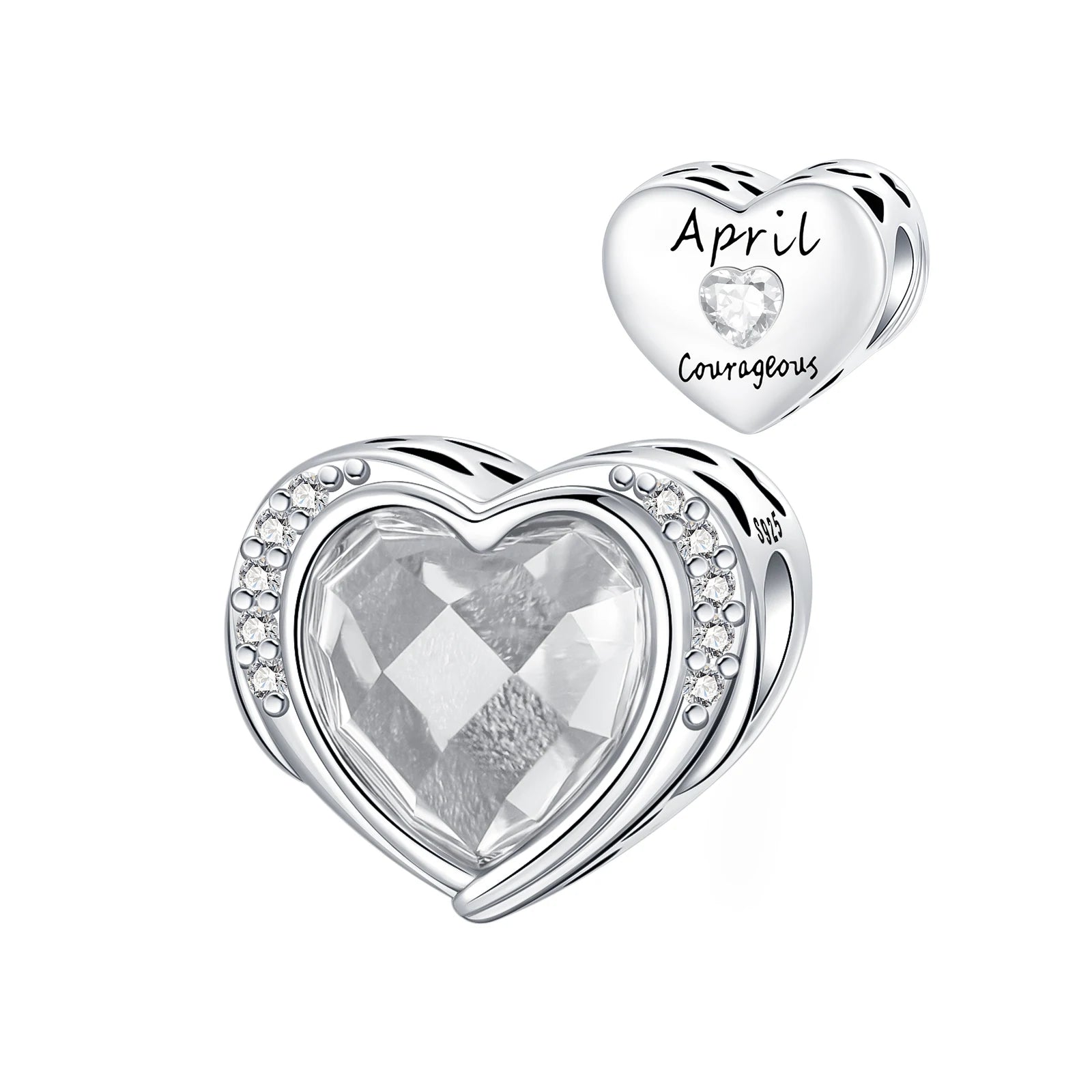 Timeless Spark 925 Birthstone Month Charm