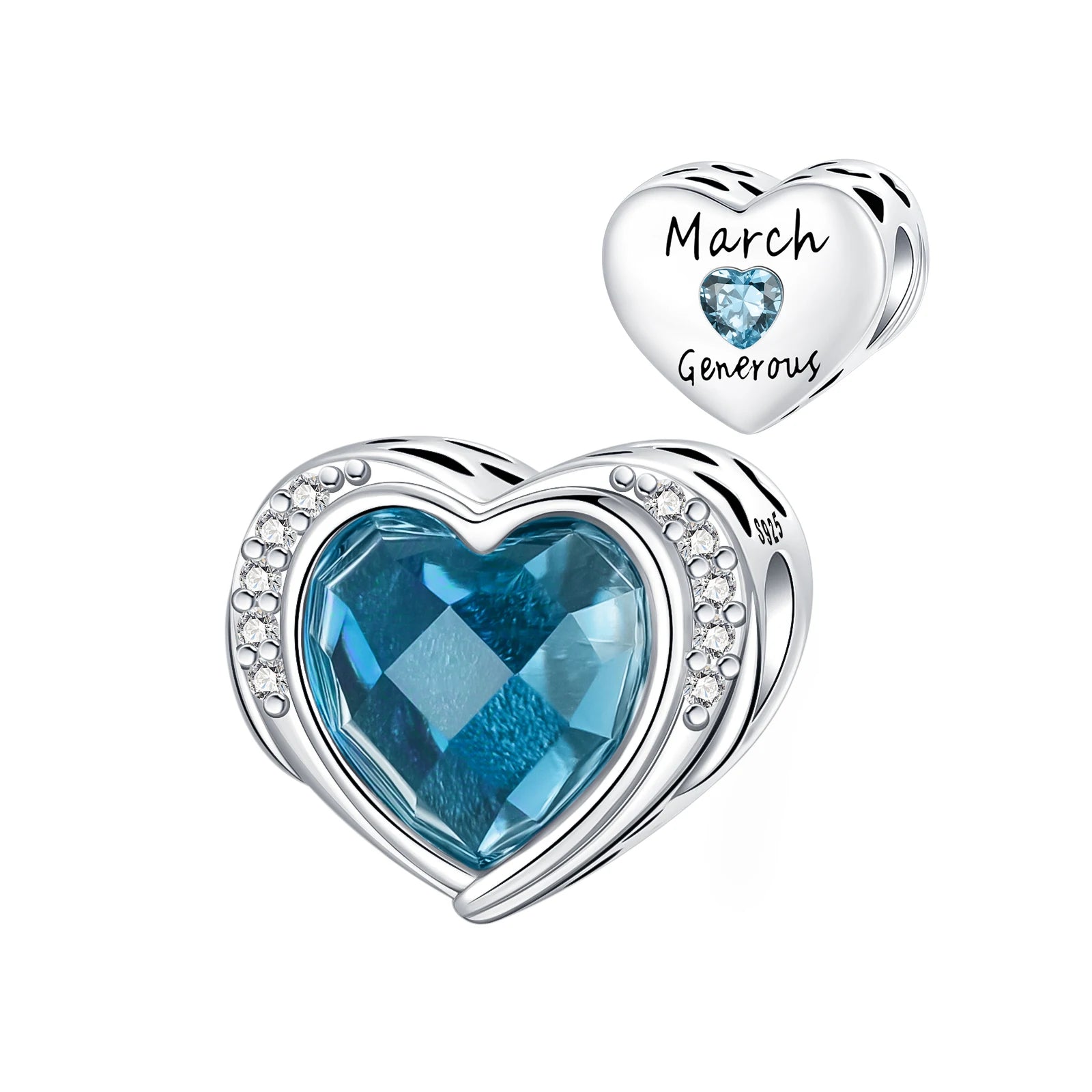 Timeless Spark 925 Birthstone Month Charm