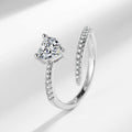Elara Geometric Zircon Ring