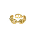 Hollow Link Ring