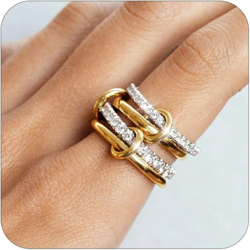 QuadGlow Layered Rings