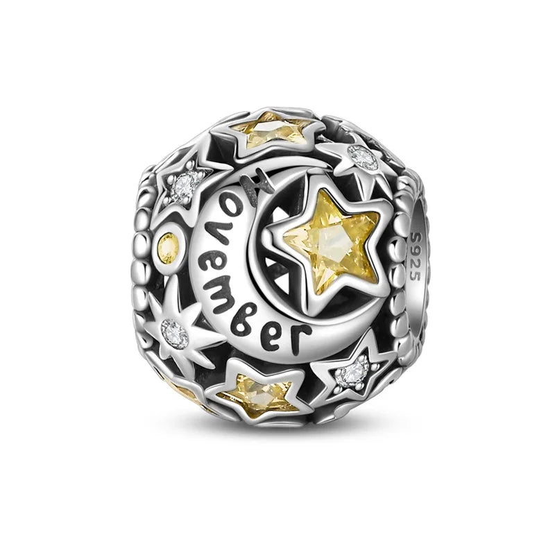 Timeless Spark 925 Birthstone Month Charm