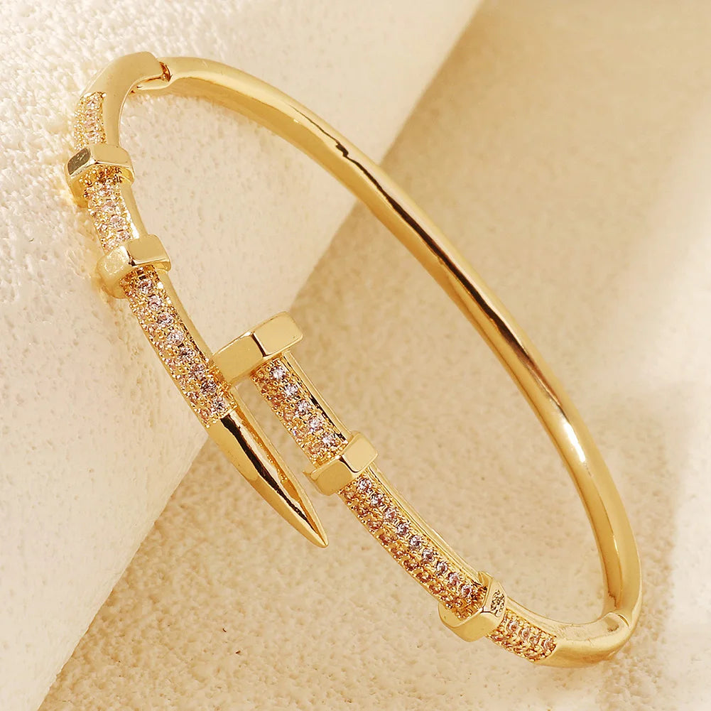 Elegant Spark Open Bangle