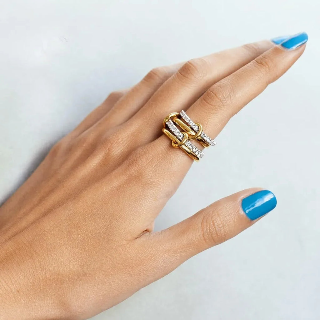QuadGlow Layered Rings