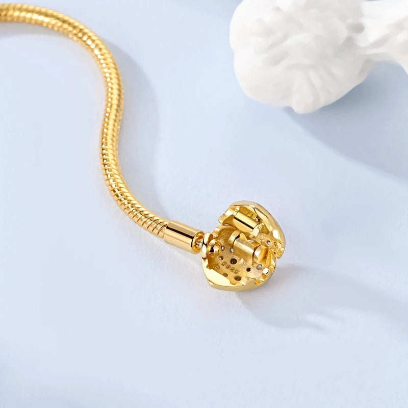 Sterling Glow Heart Bracelet