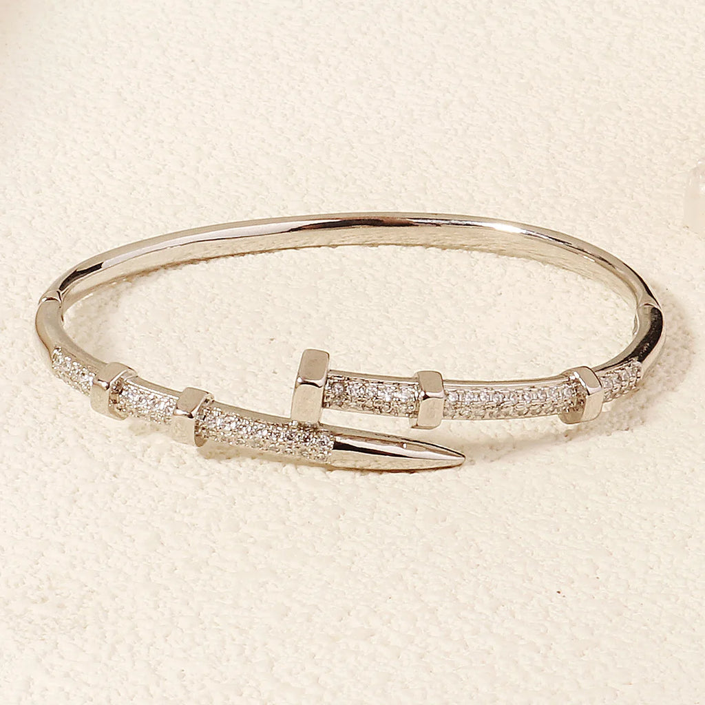 Elegant Spark Open Bangle