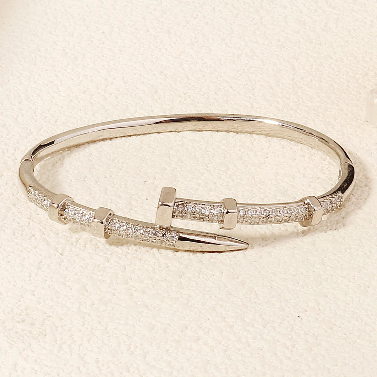 Elegant Spark Open Bangle