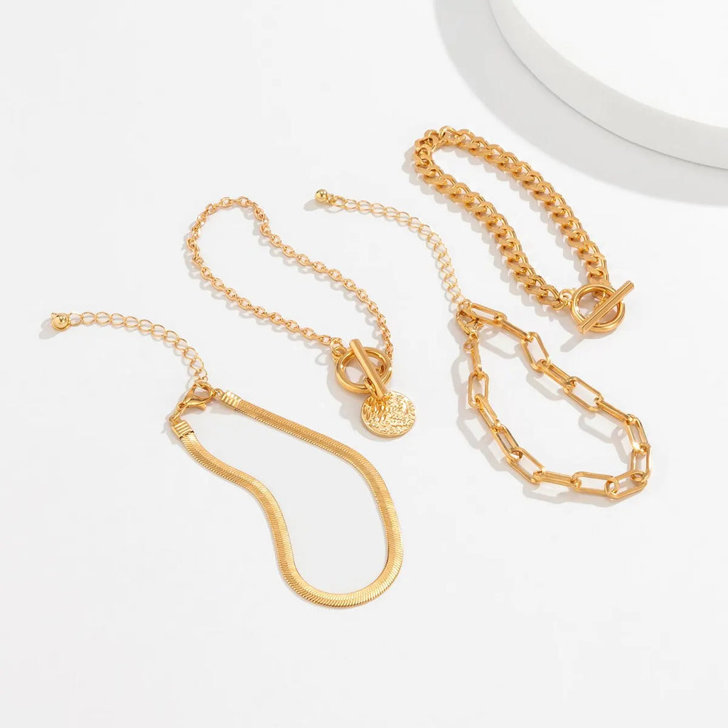 StreetGold Coin Charm Bracelet