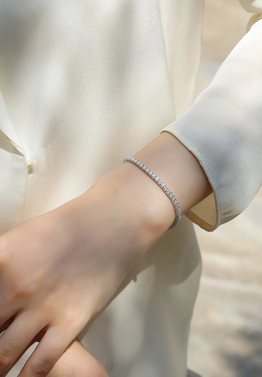 AstraPure Moissanite Tennis Bracelet