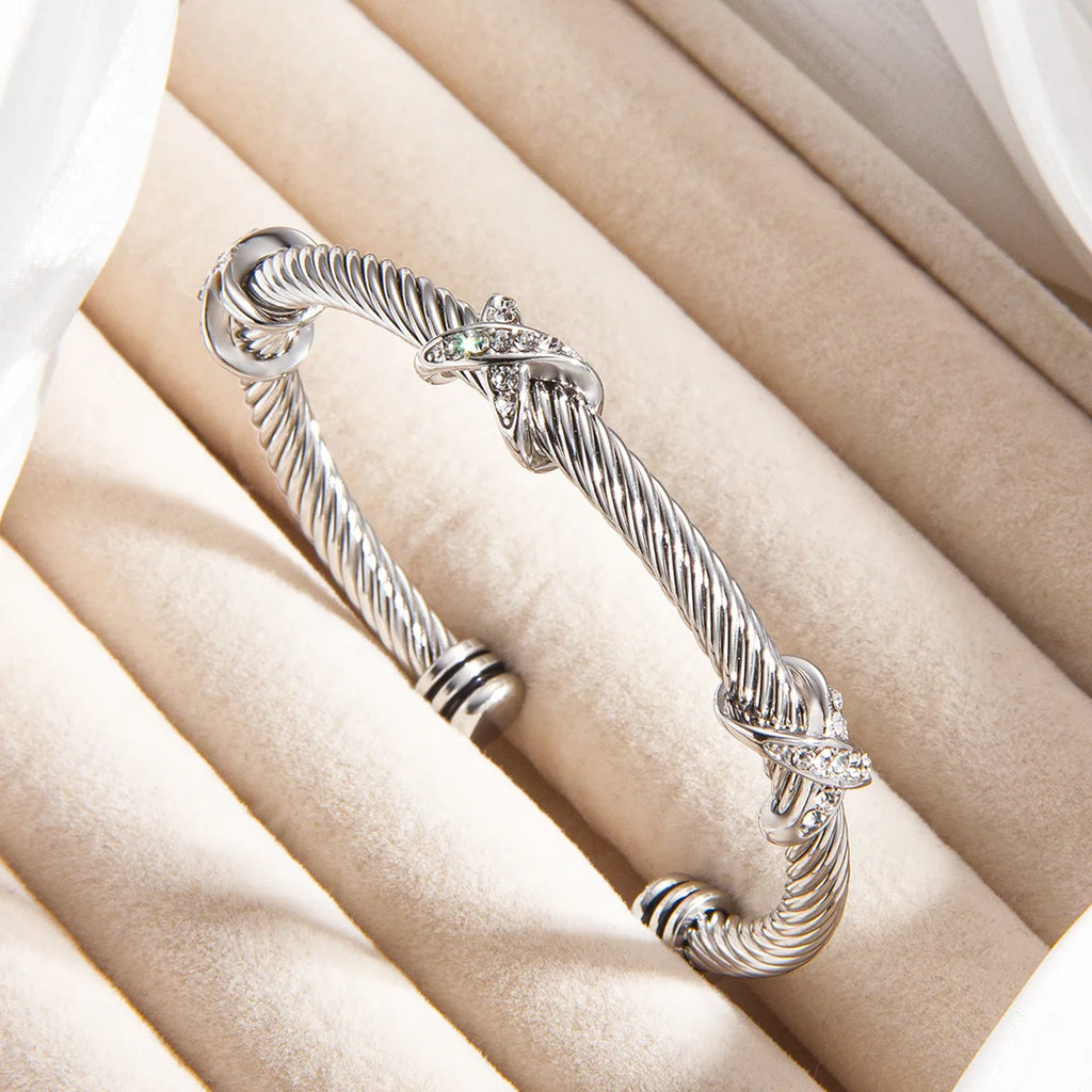 Royal Twist Cuff Bracelet