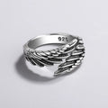 Vintage Feather Charm Ring