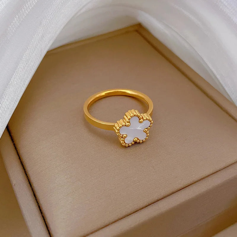 PlumPetal Elegance Ring