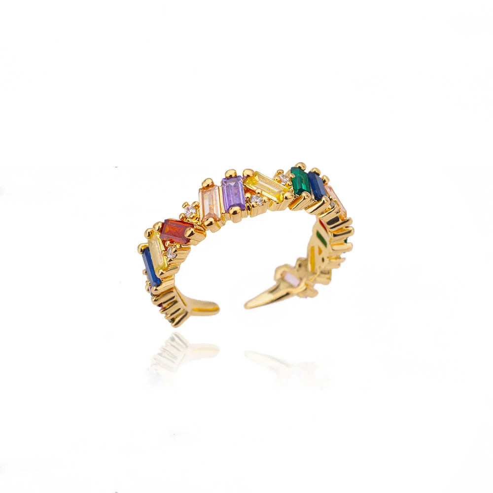 Aurora Shine Gold Ring